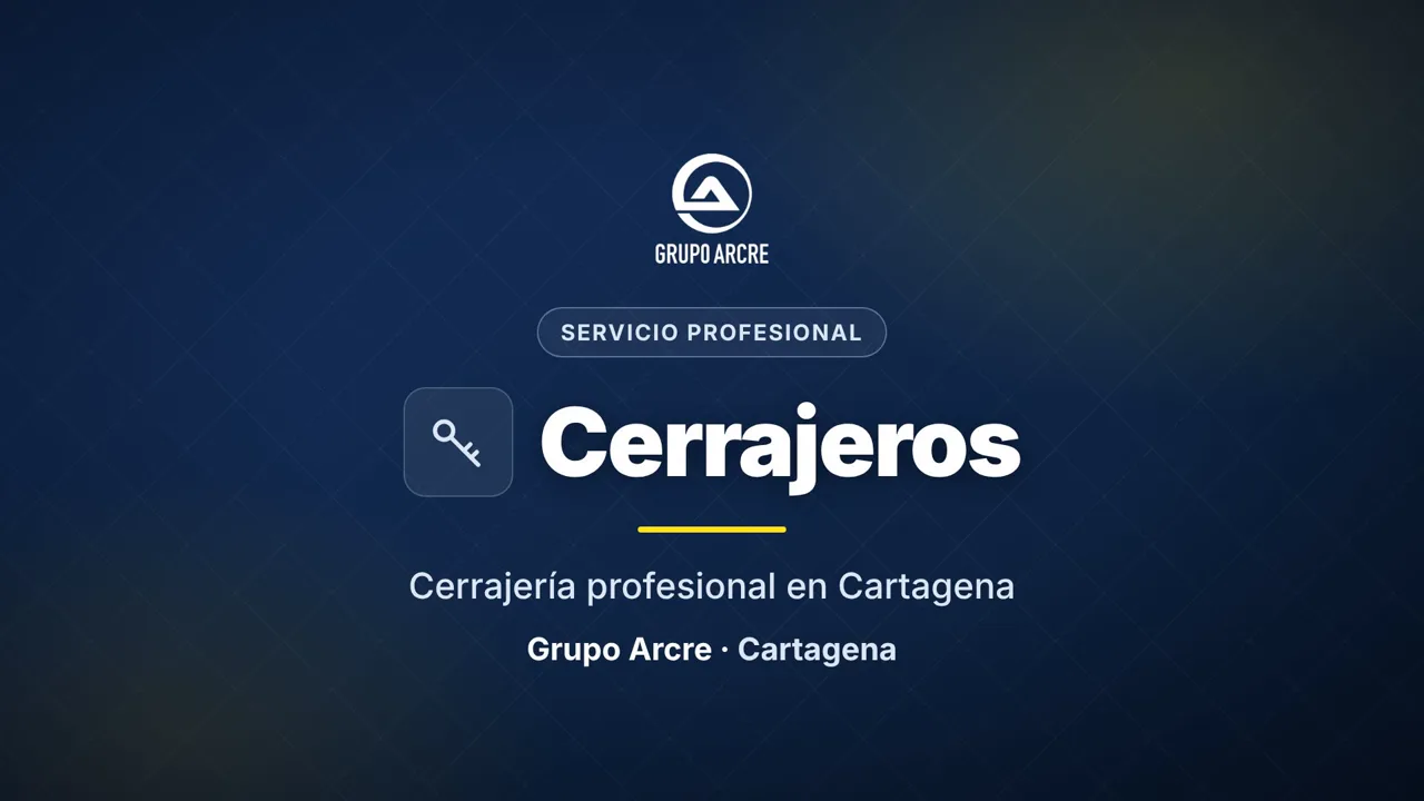 Cerrajería profesional en Cartagena